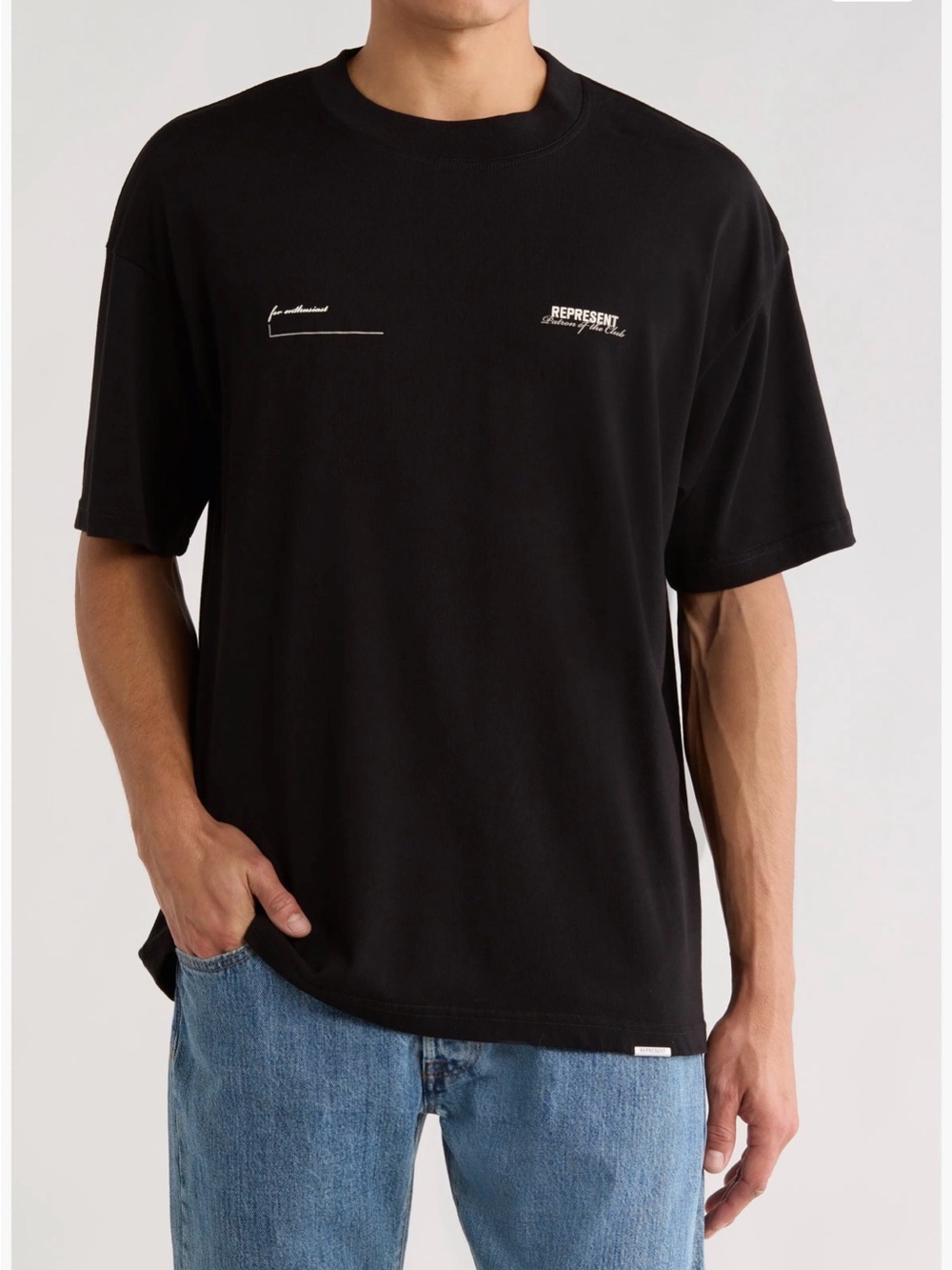 Represent Patron of the Club Graphic T-Shirt Small New